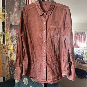Alex Mill Cup of Jo Hand Dyed Button Down XXL GUC